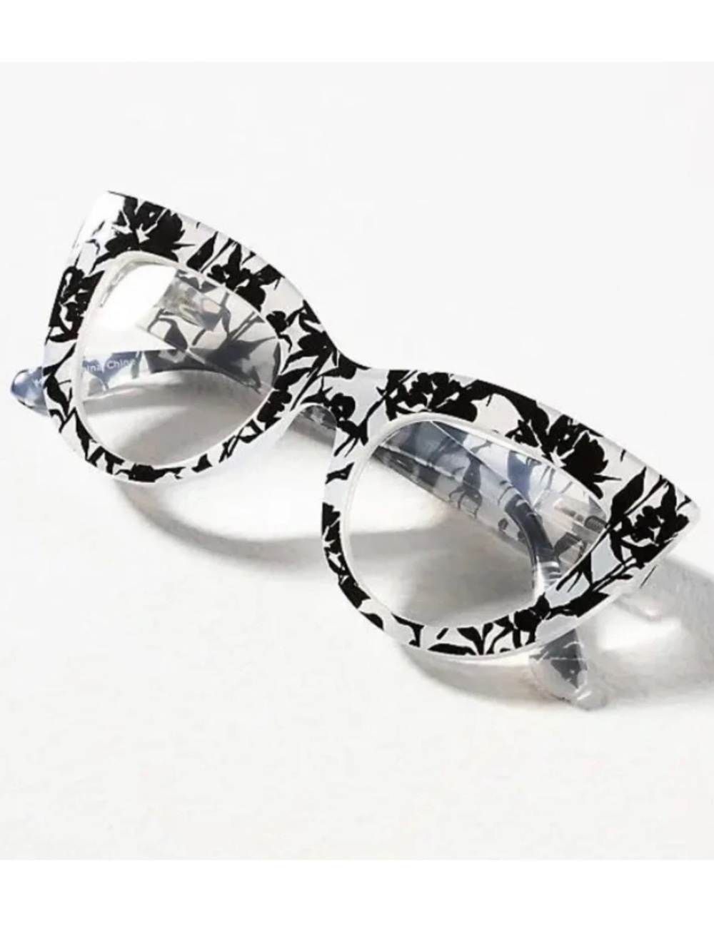NWT Anthropologie Eye King floral cat-eye reading glasses +2
